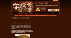 Desktop Screenshot of chocolatsdagenais.com